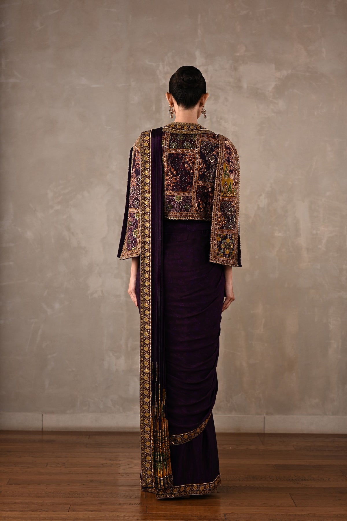 Maharani Heritage Drape Saree Set