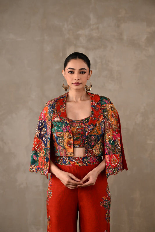 Carnival Cropped Jacket Co-ord Set