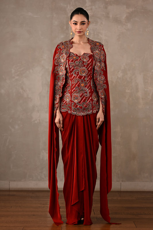 Zardosi Corset Skirt Ensemble
