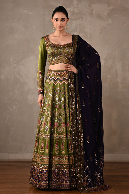 Royal Ajrakh Lehenga Set