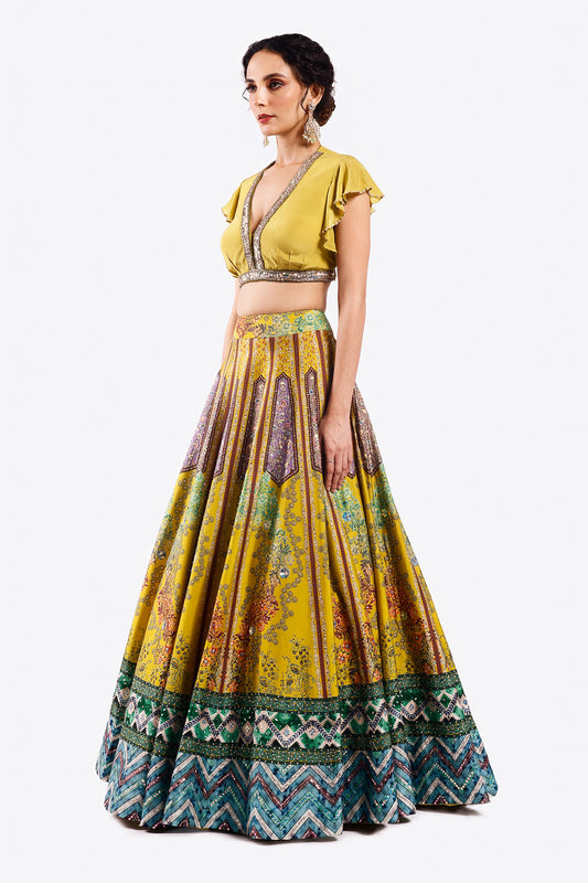 Mughal Floral Lehenga