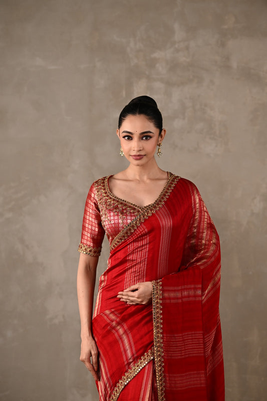 Banarasi Silk Saree Set