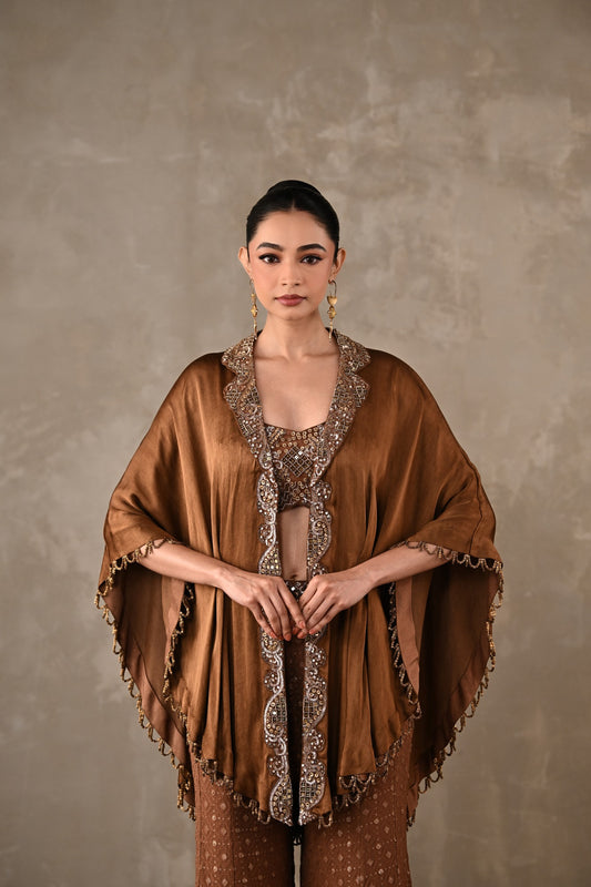 Scalloped Cape Co-ord Set