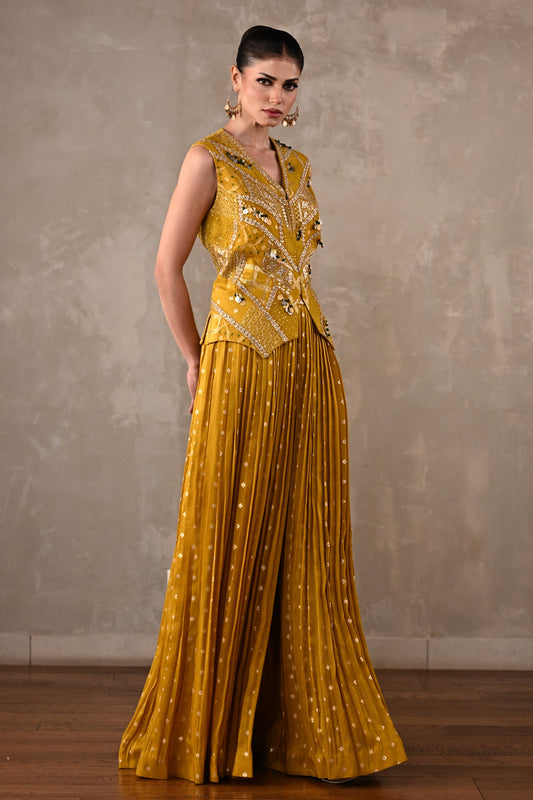 Embellished Tissue Silk Co-Ord Set