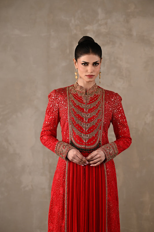 Chikankari Front-Slit Tunic Set