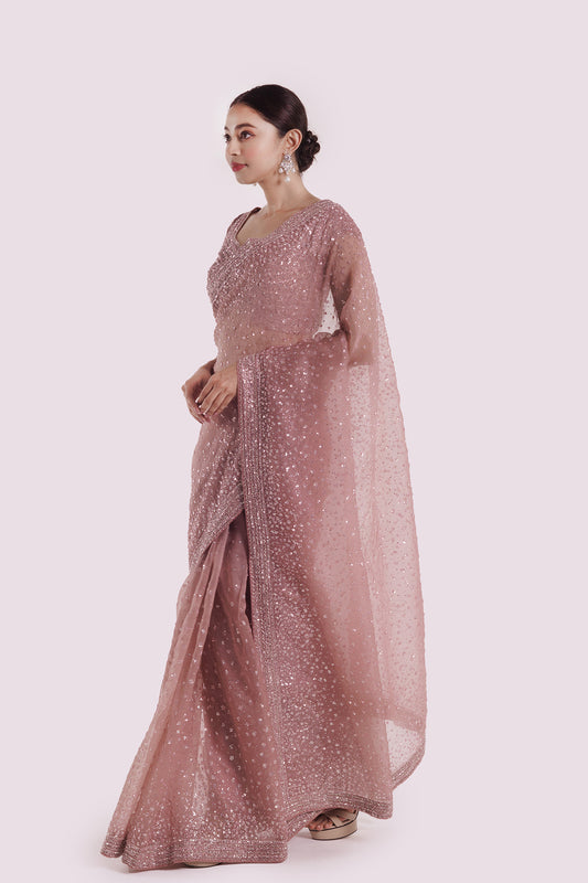 Gaudy Organza Saree