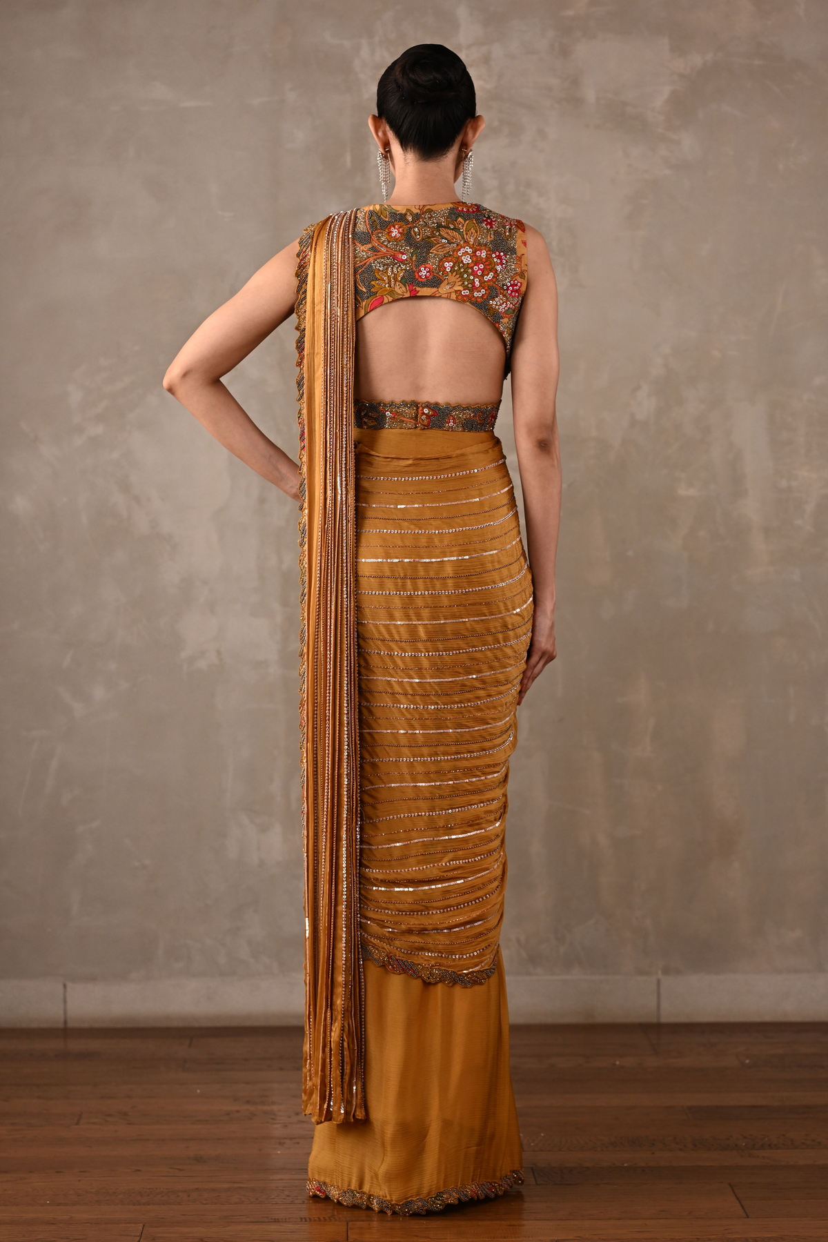 Aurora Drape Saree Set