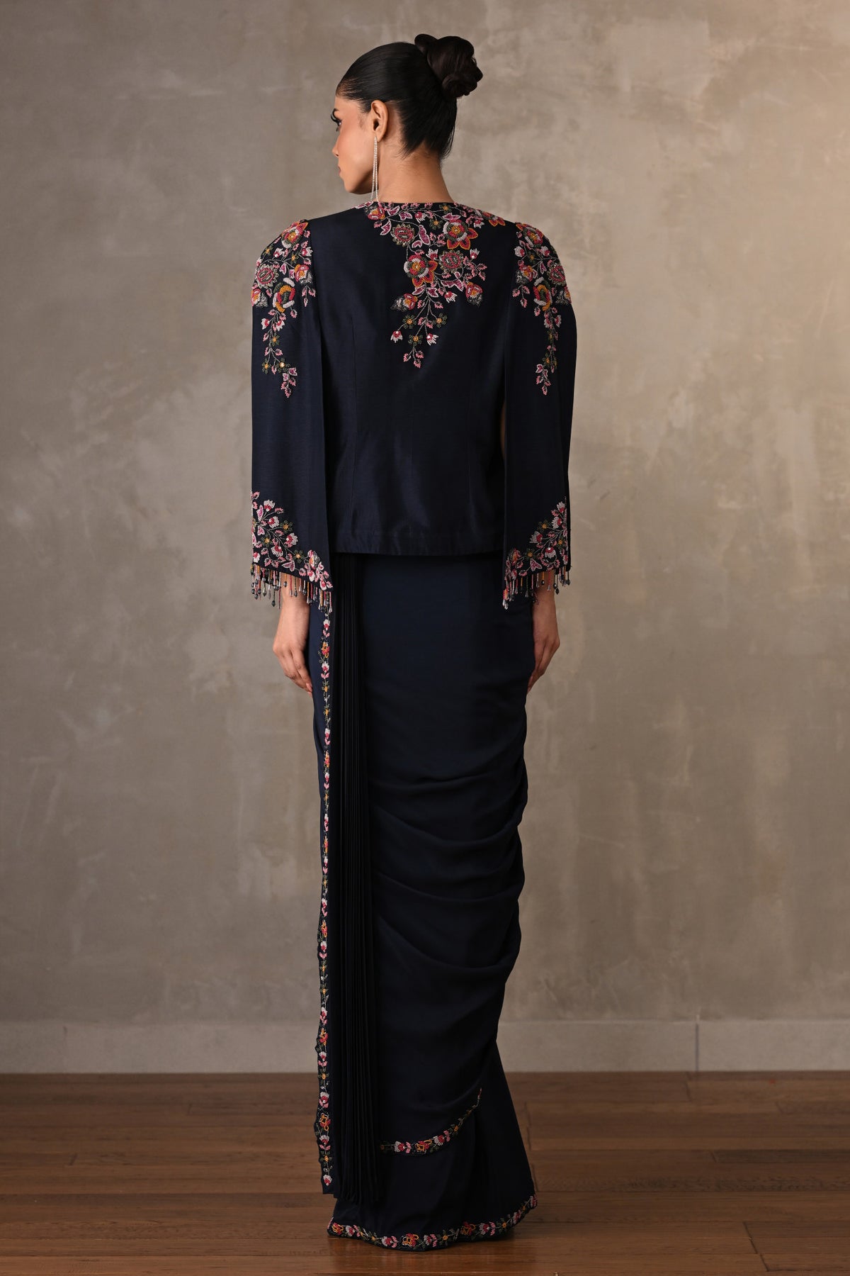 Enchanted Bloom Drape Saree