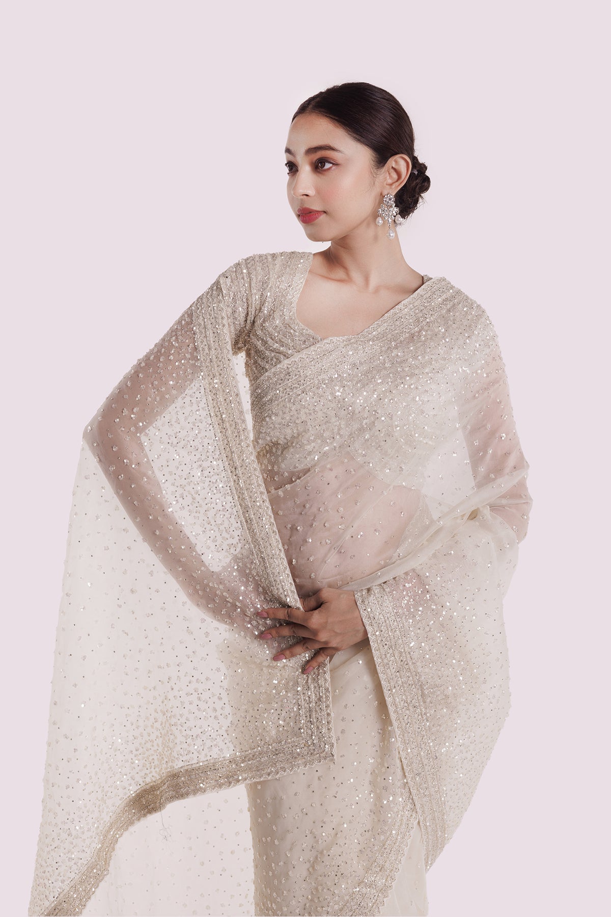 Gaudy Organza Saree