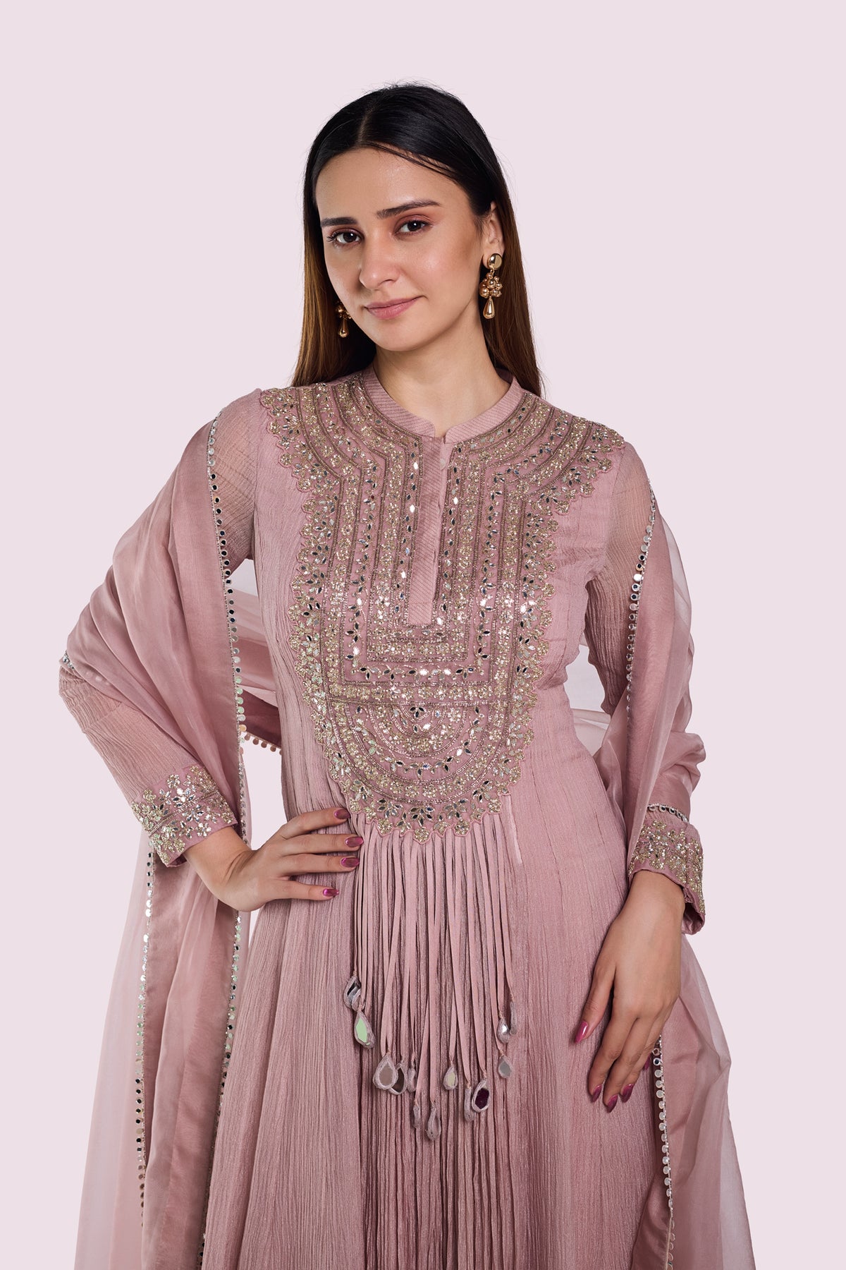 Floral Mirror Suit Set