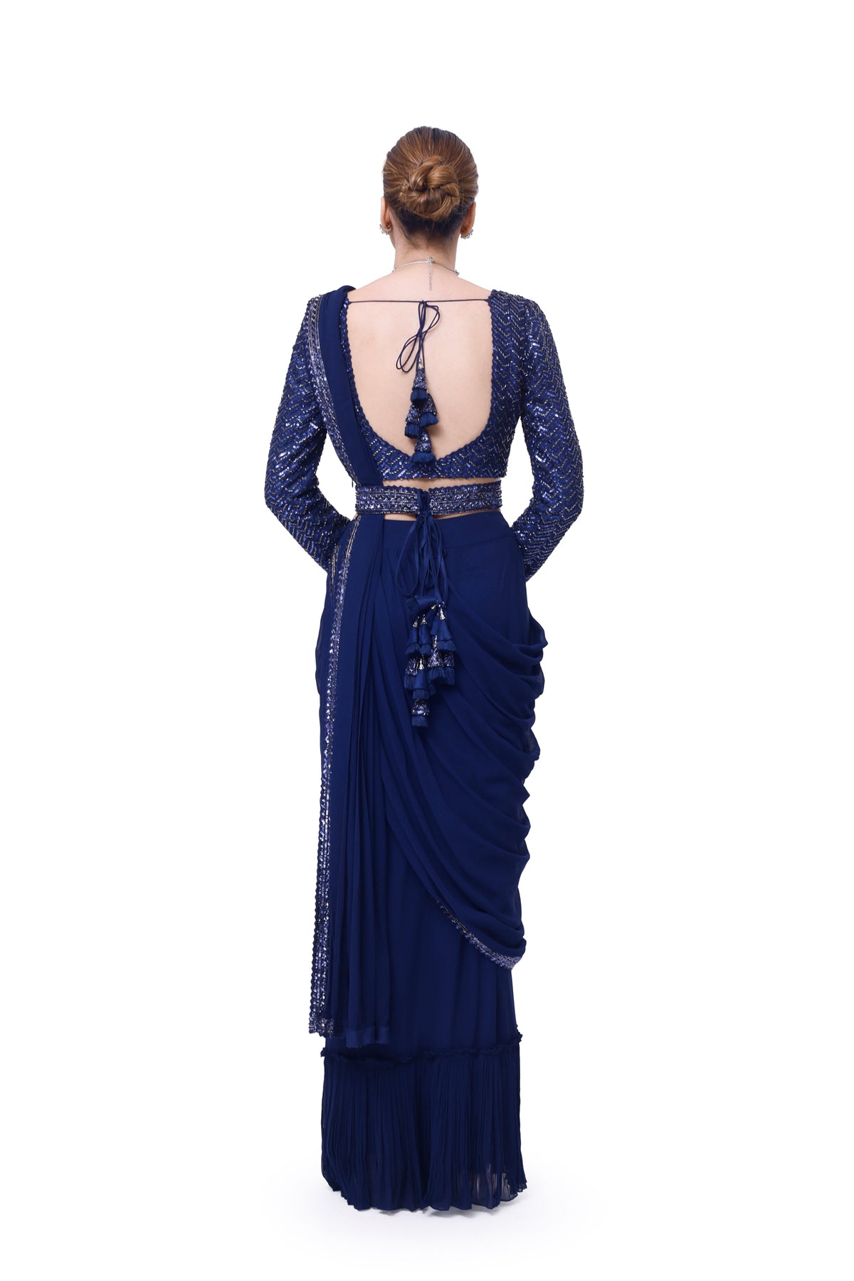 Embellished Drape Saree