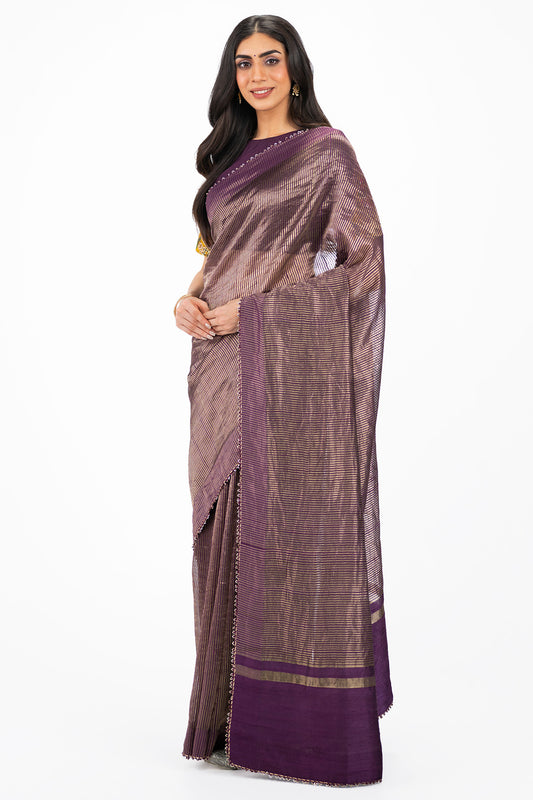 Zardosi Banarasi saree
