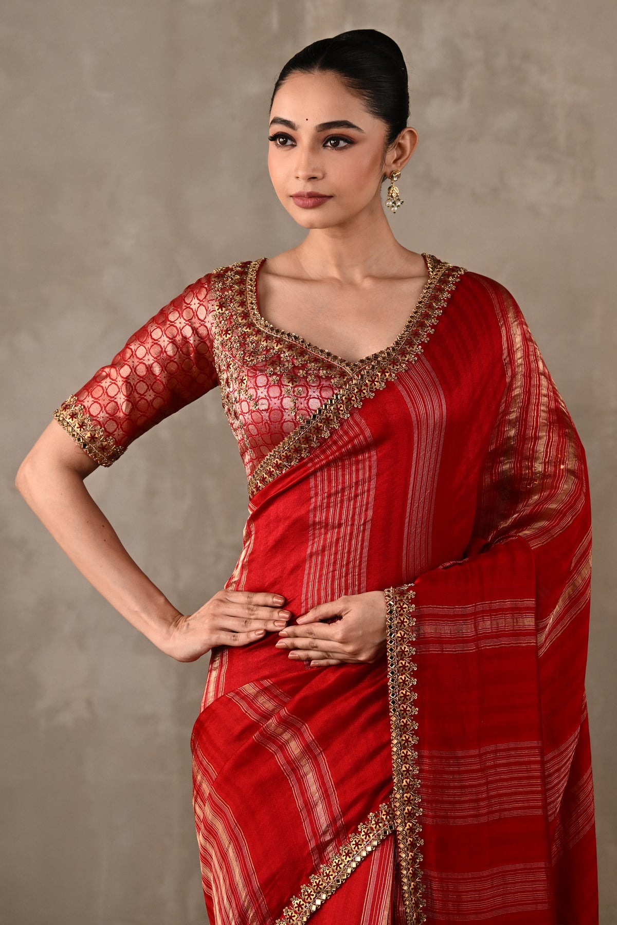 Banarasi Silk Saree Set