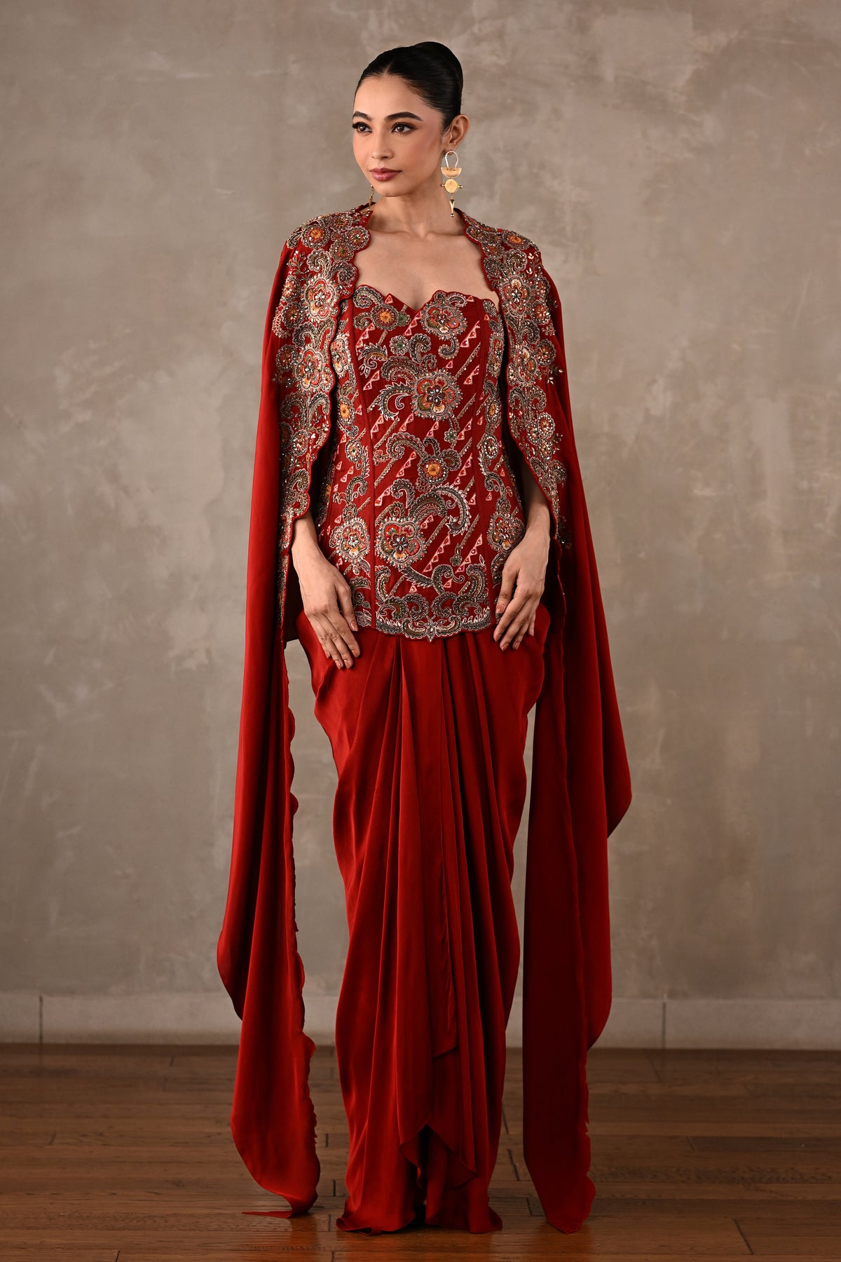 Zardosi Corset Skirt Ensemble