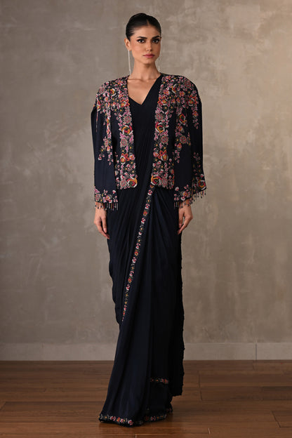 Enchanted Bloom Drape Saree