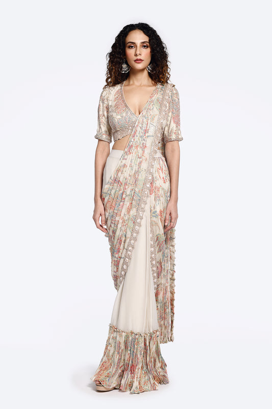 Aphrodite Organza Drape Saree