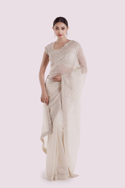 Gaudy Organza Saree