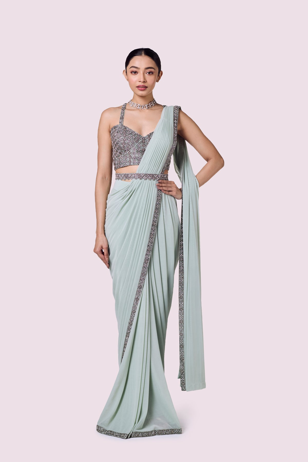 Bustier Drape Saree