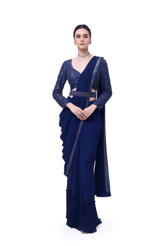 Embellished Drape Saree