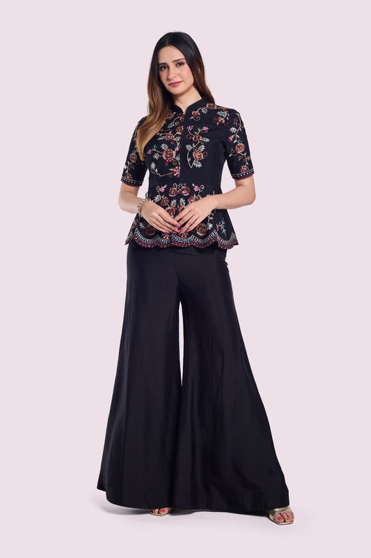Swarovski encrusted Silk Co-ord