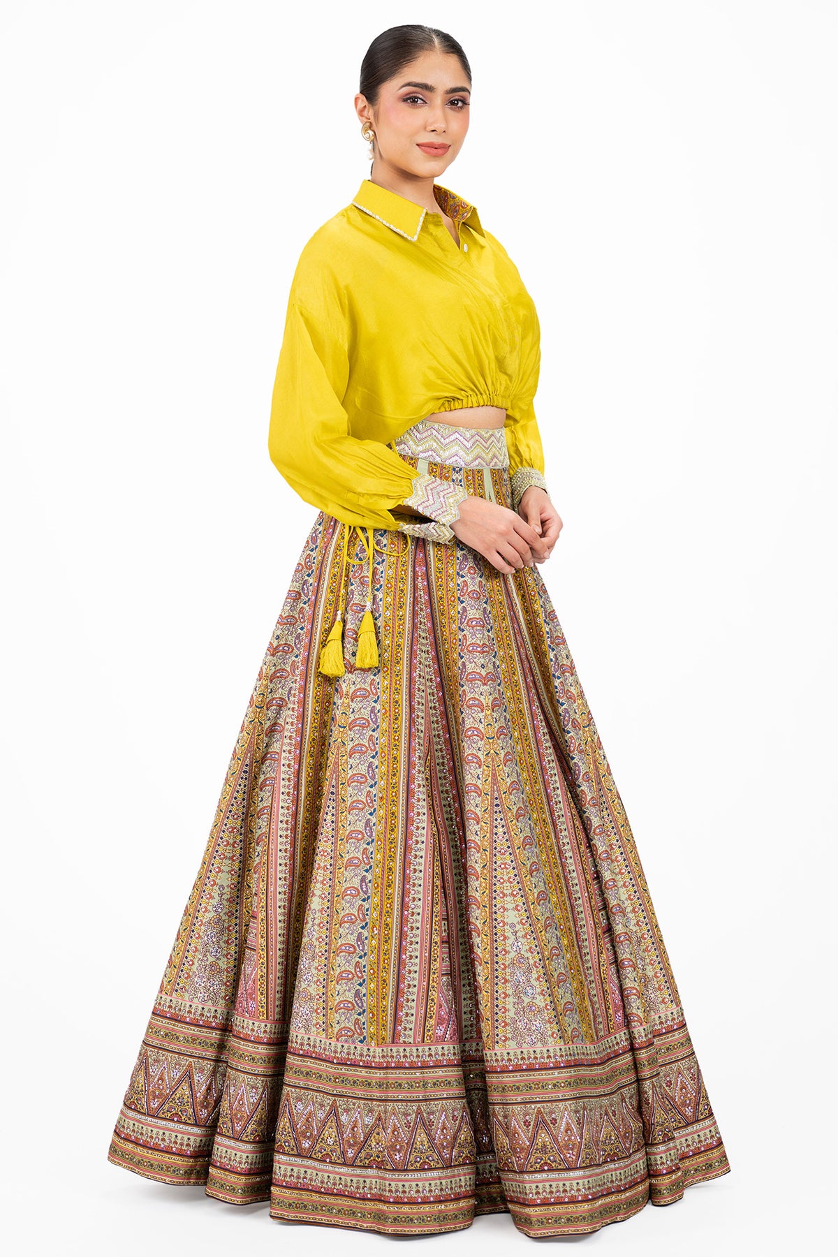 Silk Baggy Lehenga