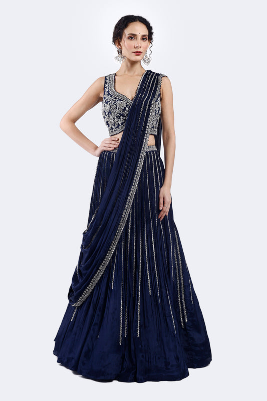 Floral Decked Lehenga