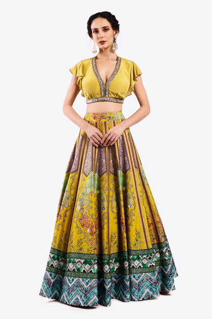 Mughal Floral Lehenga