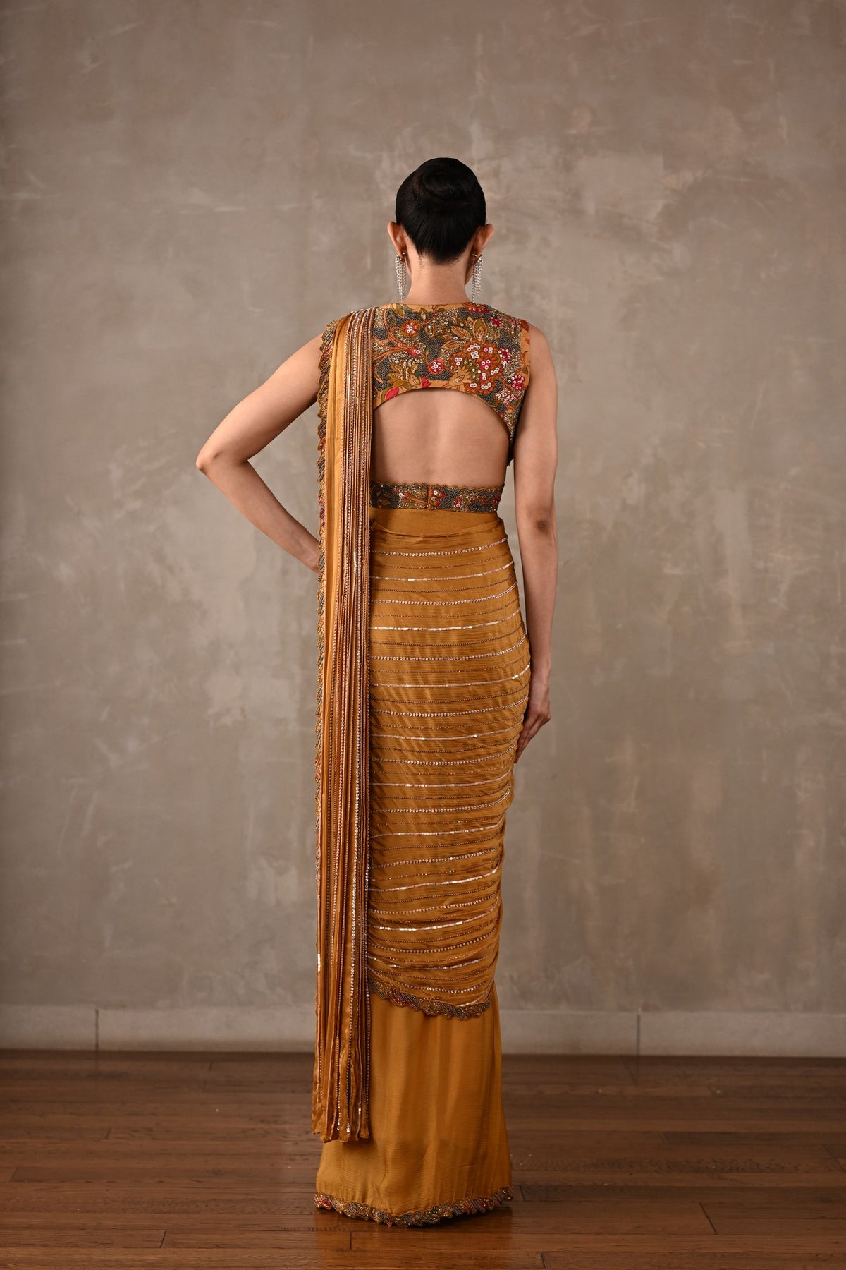 Aurora Drape Saree Set