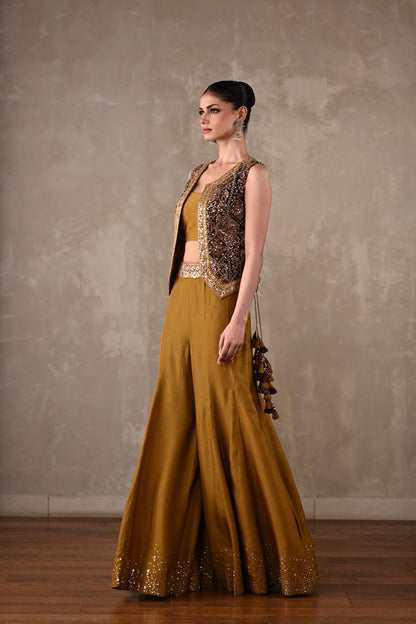 Embellished Silk Co-Ord Set