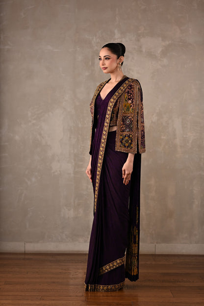 Maharani Heritage Drape Saree Set