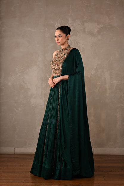Bejewelled Gown Set