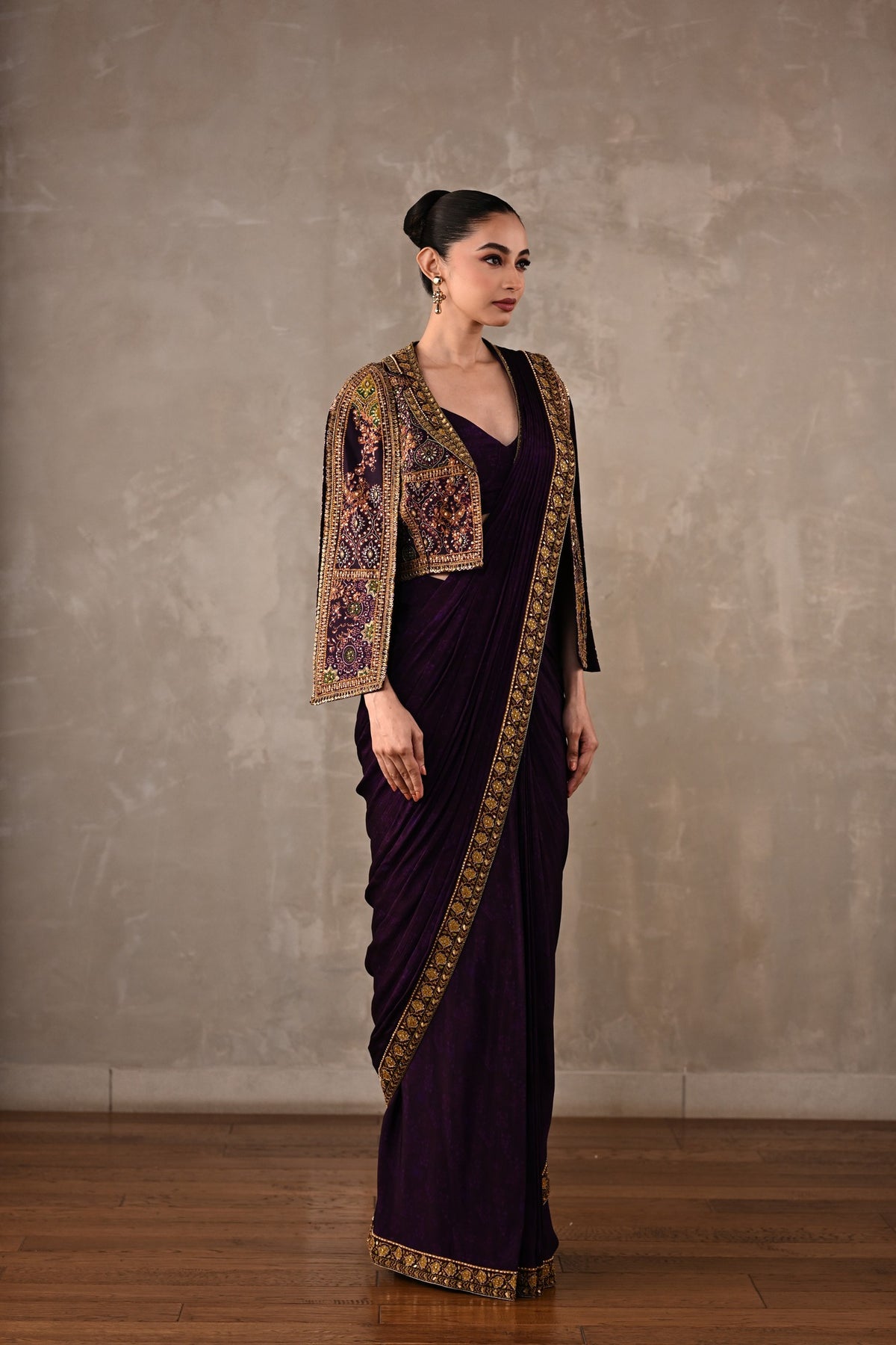 Maharani Heritage Drape Saree Set