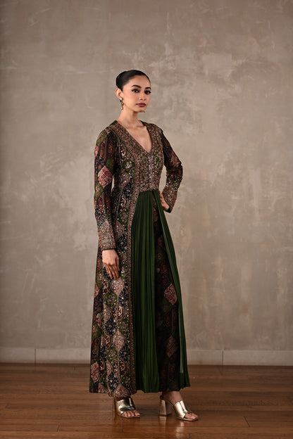 Patchwork-Inspired Embroidered Co-ord Set