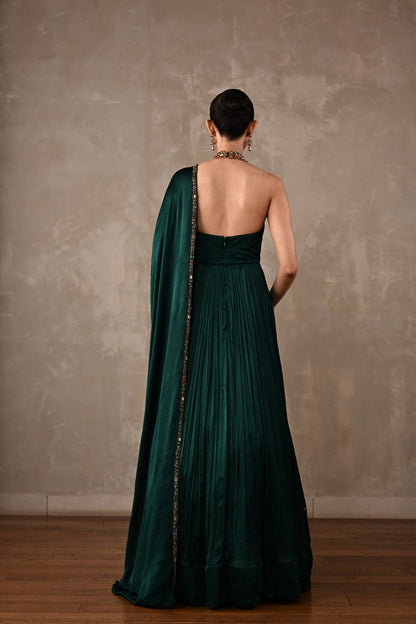 Bejewelled Gown Set