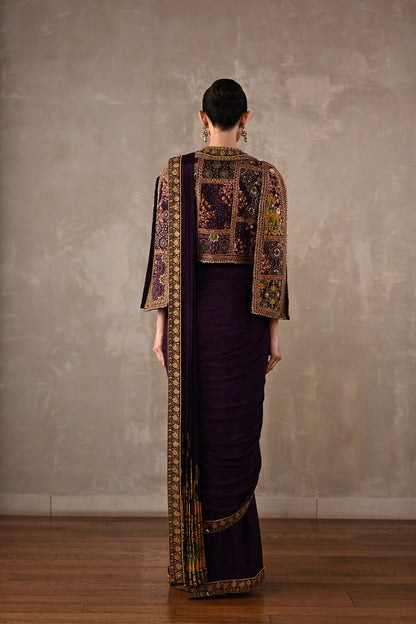 Maharani Heritage Drape Saree Set