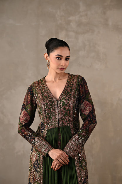 Patchwork-Inspired Embroidered Co-ord Set