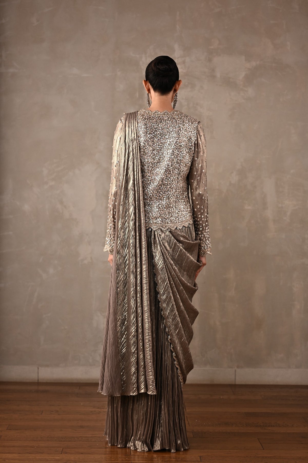 Starlight Drape Saree Set