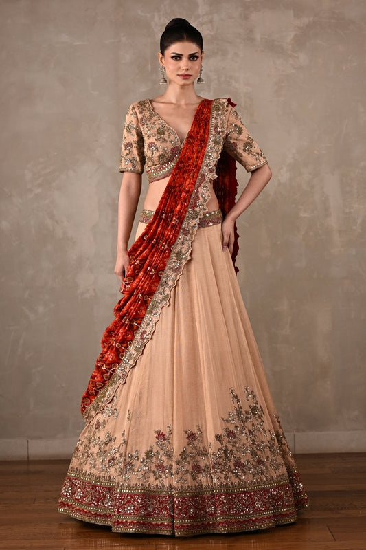 Heritage Silk Lehenga Set