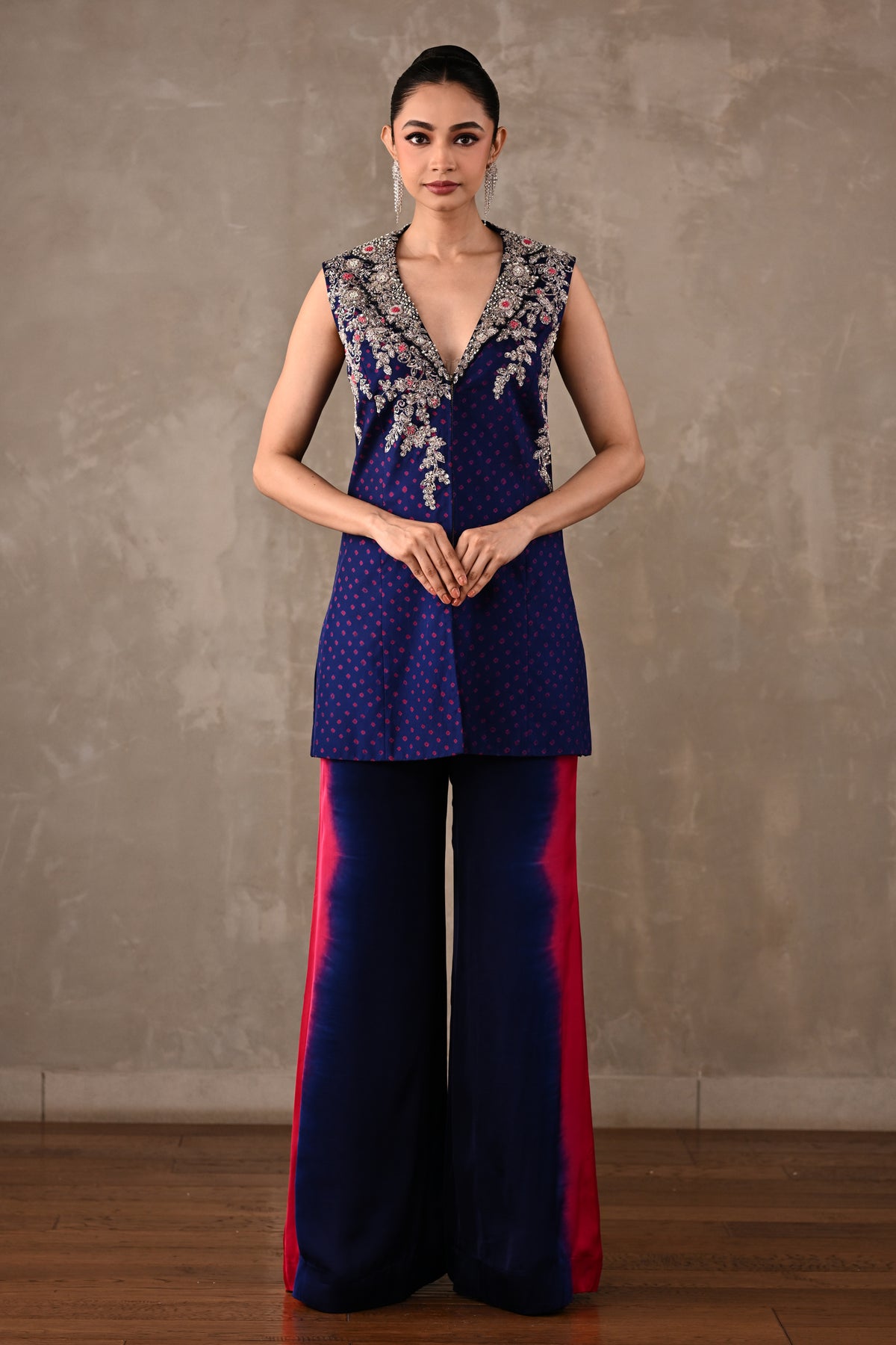 Bandhani Embroidered Co-ord Set