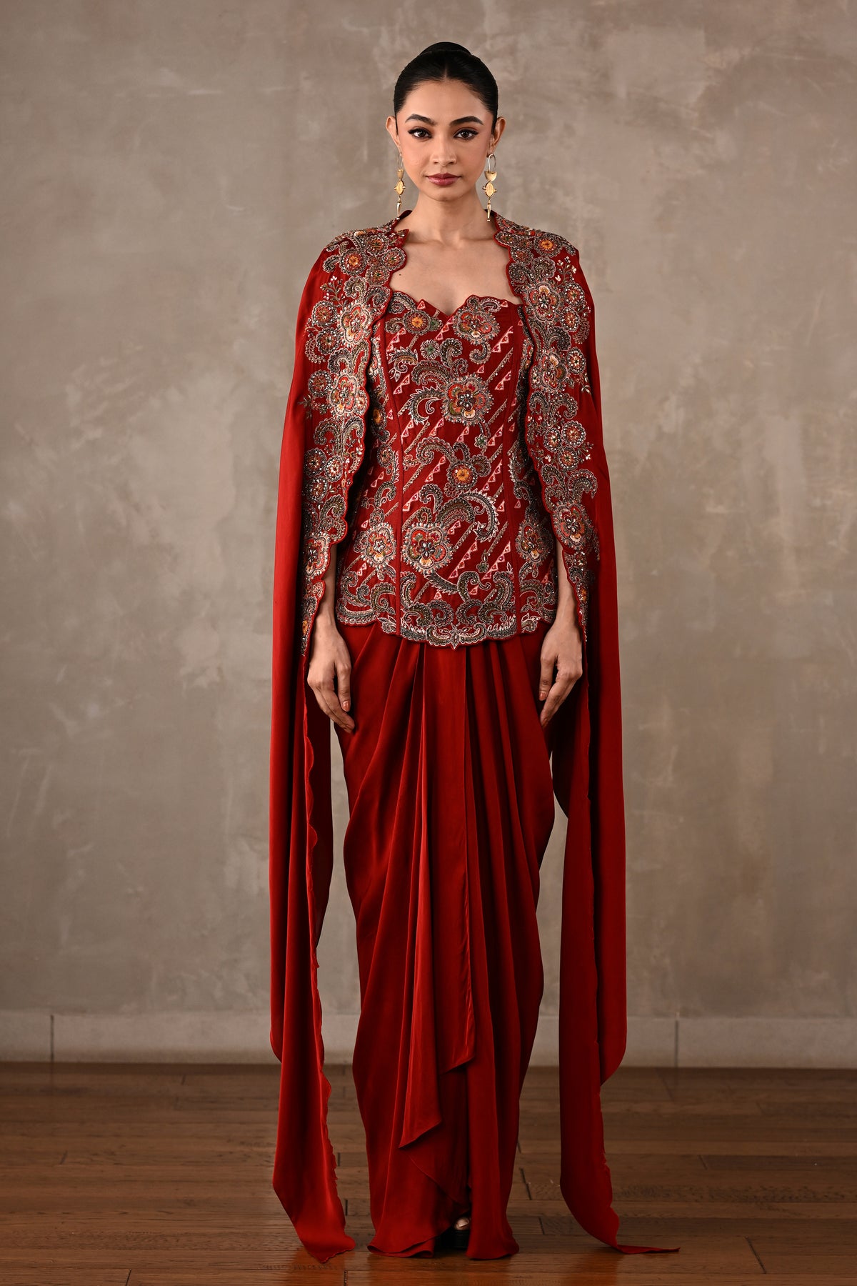 Zardosi Corset Skirt Ensemble