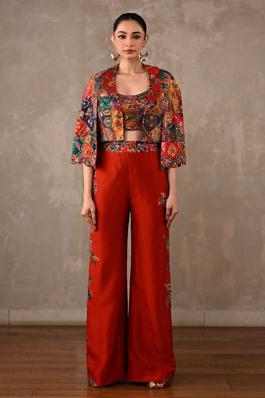 Carnival Cropped Jacket Co-ord Set