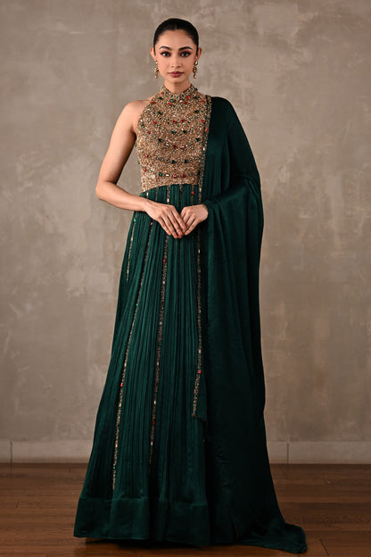 Bejewelled Gown Set