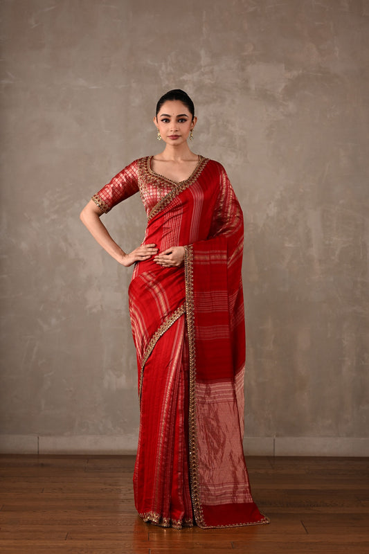 Banarasi Silk Saree Set