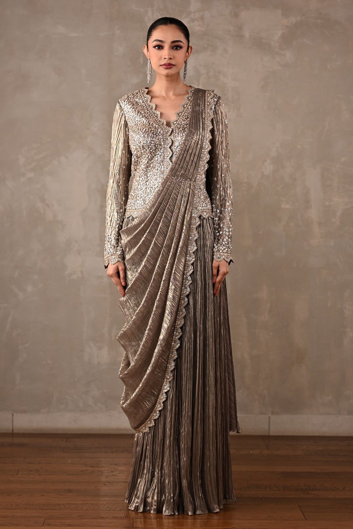 Starlight Drape Saree Set
