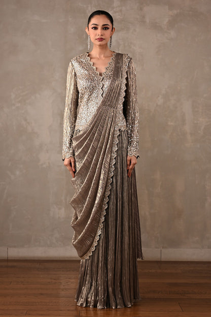 Starlight Drape Saree Set