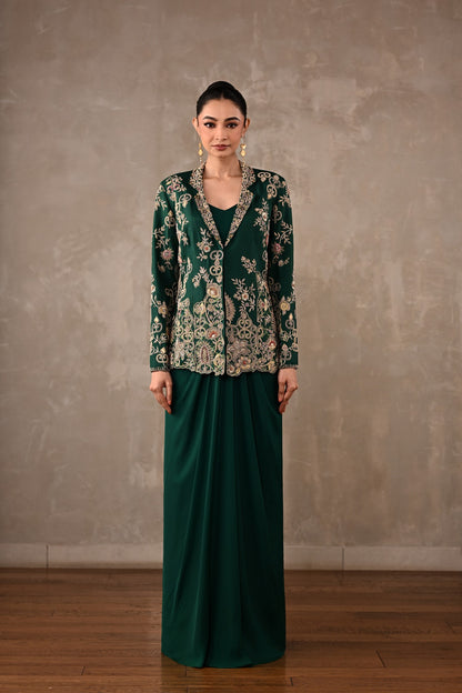 Zardosi Embroidered Jacket Set