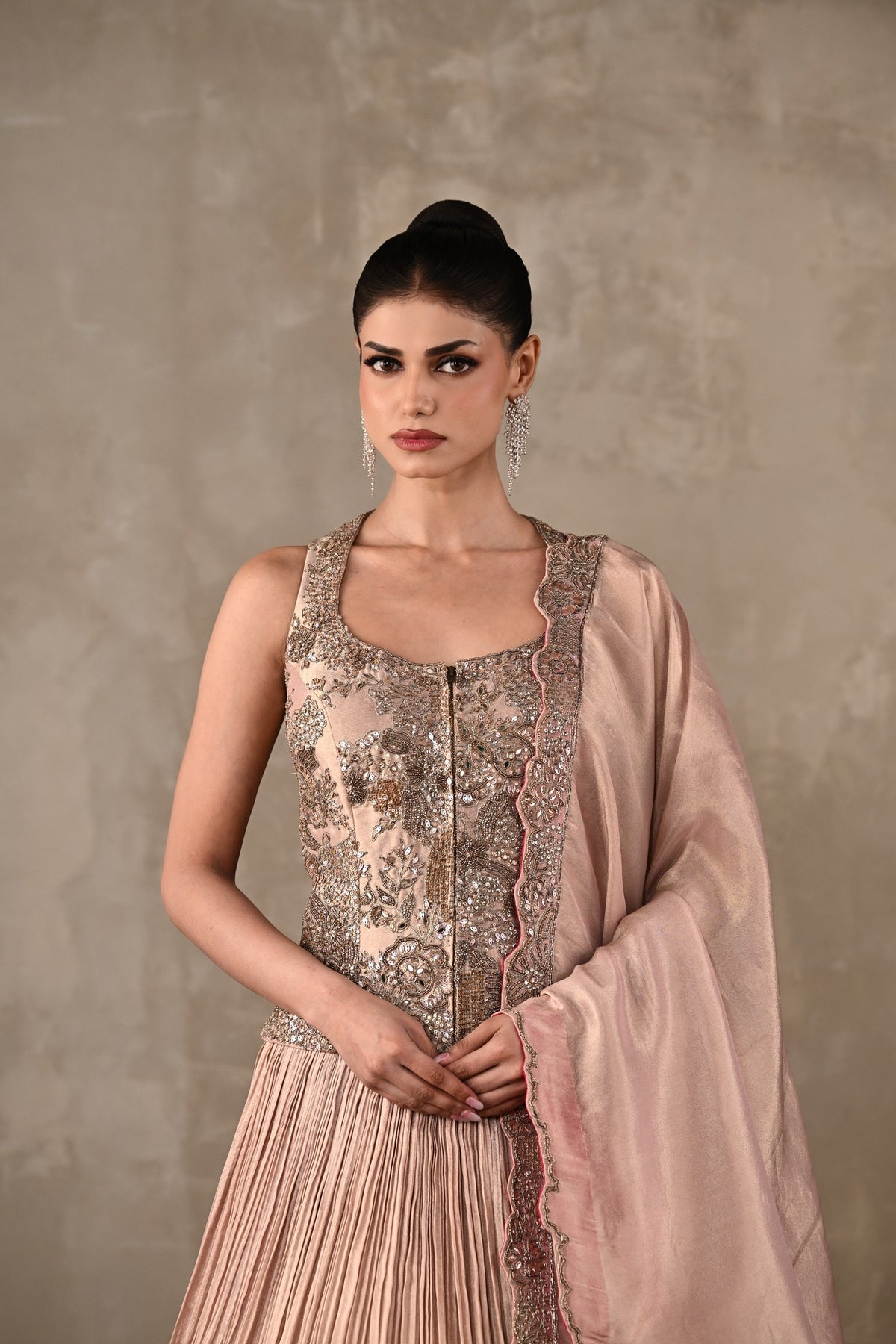 Elysian Tissue Lehenga Set