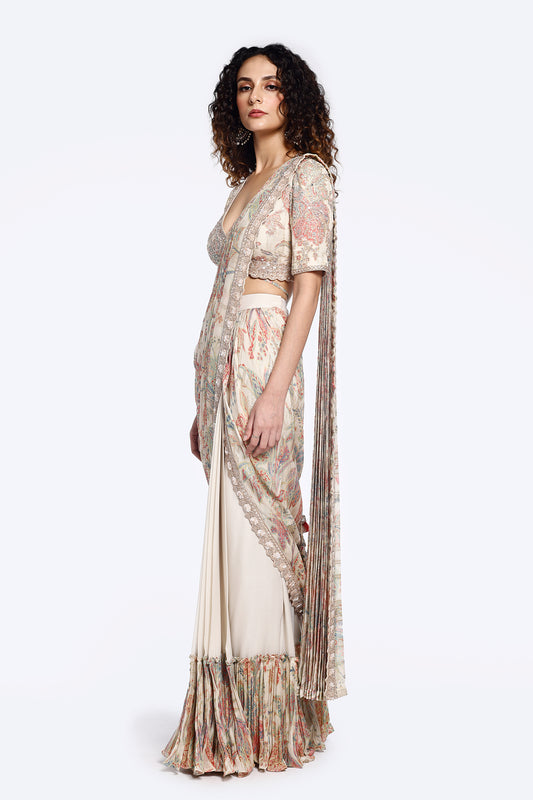 Aphrodite Organza Drape Saree
