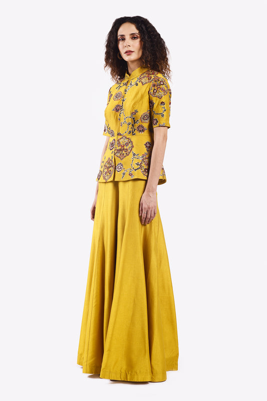 Venus Silk Soft Peplum Co-Ord Set