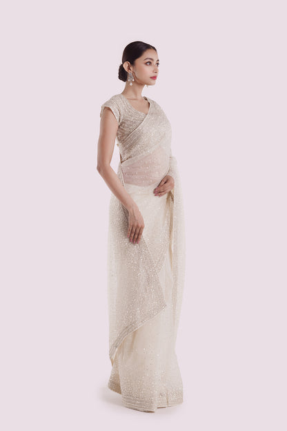 Gaudy Organza Saree